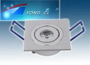 1*1W LED Square Downlight (YC-DO2001)