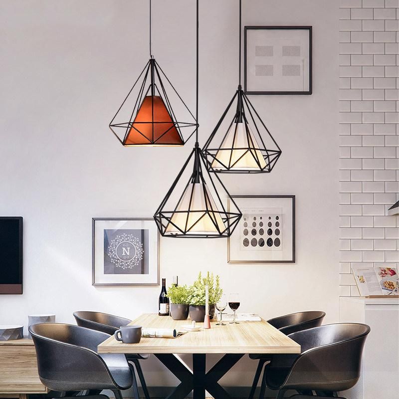 Nodic Iron Black Pendant Lamp Home Lighting Chandelier Light