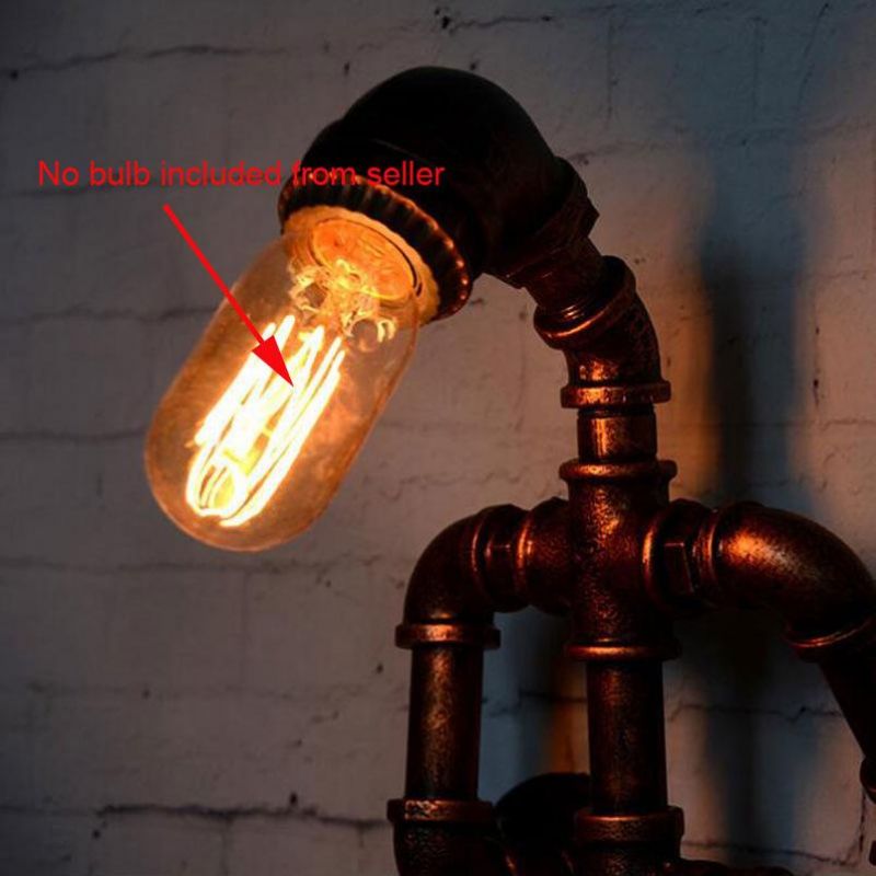 Creative Personality Robot Wall Lamp Industry Wind Pipe Loft Wall Light (WH-VR-30)