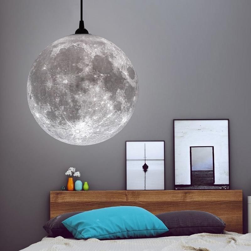 Creative LED Pendant Lights Indoor Home Decor Light Fixture Restaurant Moon Lights (WH-GP-109)