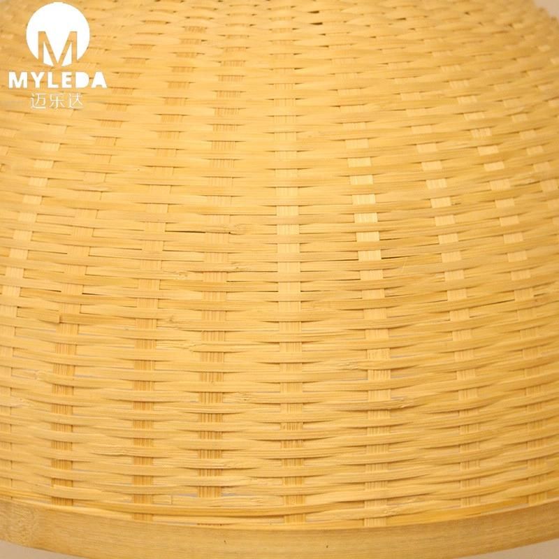 Modern Bamboo Hanging Hotel Decorative Indoor Chandelier