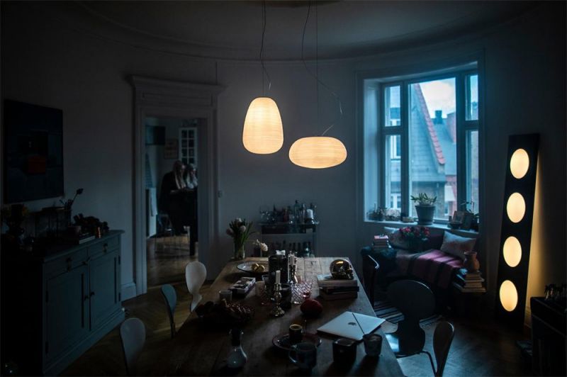 Customization High Quality Home Decorative Paper Lampshade Bedroom Dining Room Chandelier