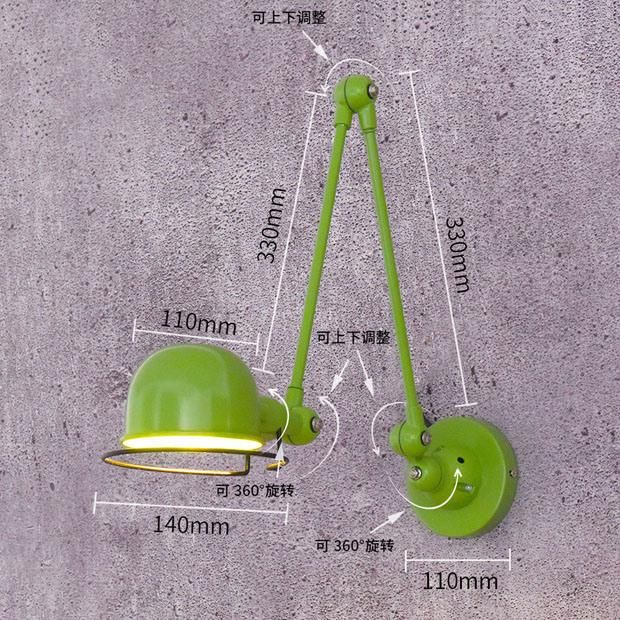 Vintage Rh Loft Jielde Adjustable Retro E14 LED Wall Lights Jielde Lamp (WH-VR-95)