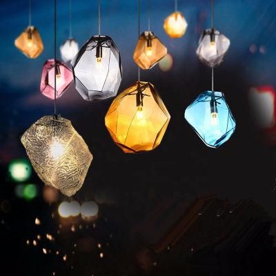Europe Style Edison Bulb Pendant Light Colorful Glass Pendant Decorative Hanging Light