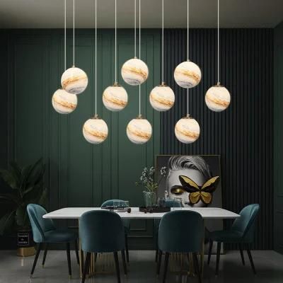 Creative Ball Chandelier Hotel Lobby restaurant Chandelier Pendant Lamp Light