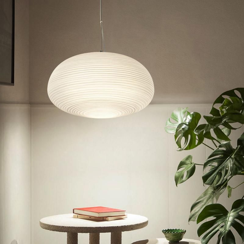 Nordic Lamps and Lanterns Creative Simple White Glass Lampshade Pendant Lamp