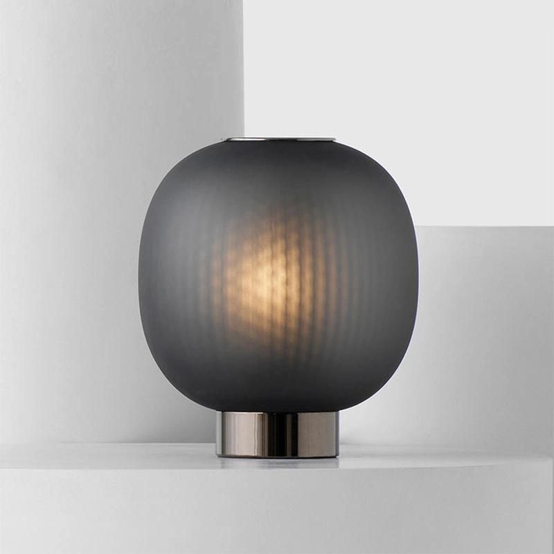Retro Simple Glass Pendant Light Black White Lamp LED Home Restaurant for Living Room Pendant Lamp (WH-AP-136)
