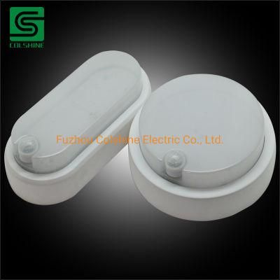 IP54 Oval Round LED Bulkhead Light Fitting Outdoor Wall Light