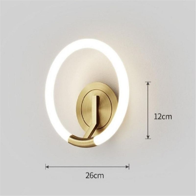 Modern Simple Nordic Living Room Background Wall Decor Wall Lights Fixtures Bedroom Bedside Wall Lamps Aisle Corridor Iron Lamps