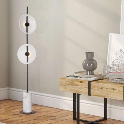 Masivel Marble Lighting Modern Living Room LED Floor Lamp