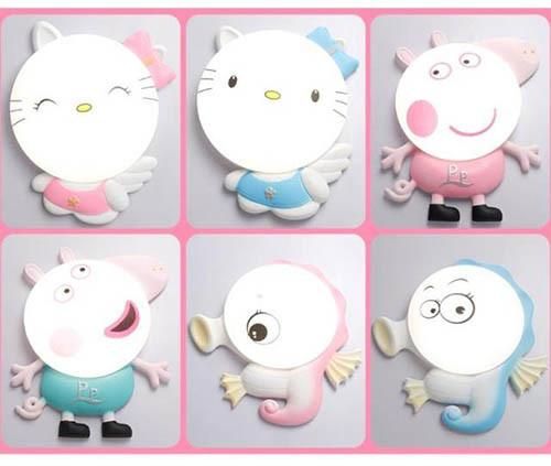 Hello Kitty LED Kids Lamp Girls Boys Blue Pink Bedroom Lighting