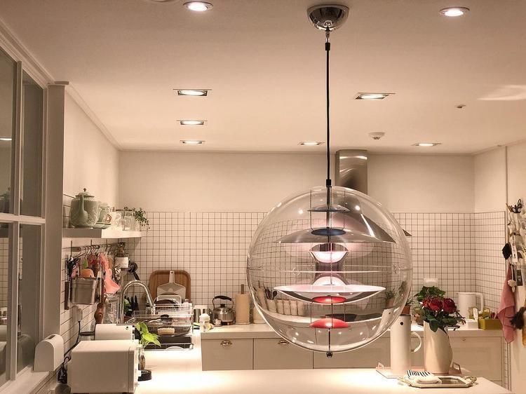 Nordic LED Pdenmark Verpan Vp Globe Pendant Light Designer Acrylic Planet Hanging Lamp (WH-GP-33)