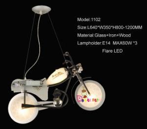 Moto Bicycle Pendant Lamp for Boy Room