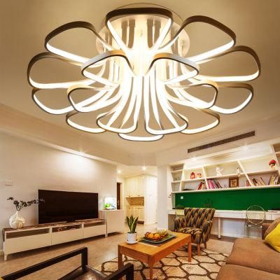 Acrylic Ring Round Circle up Side Down Dinner Kitchen Room LED Pendant Lamp