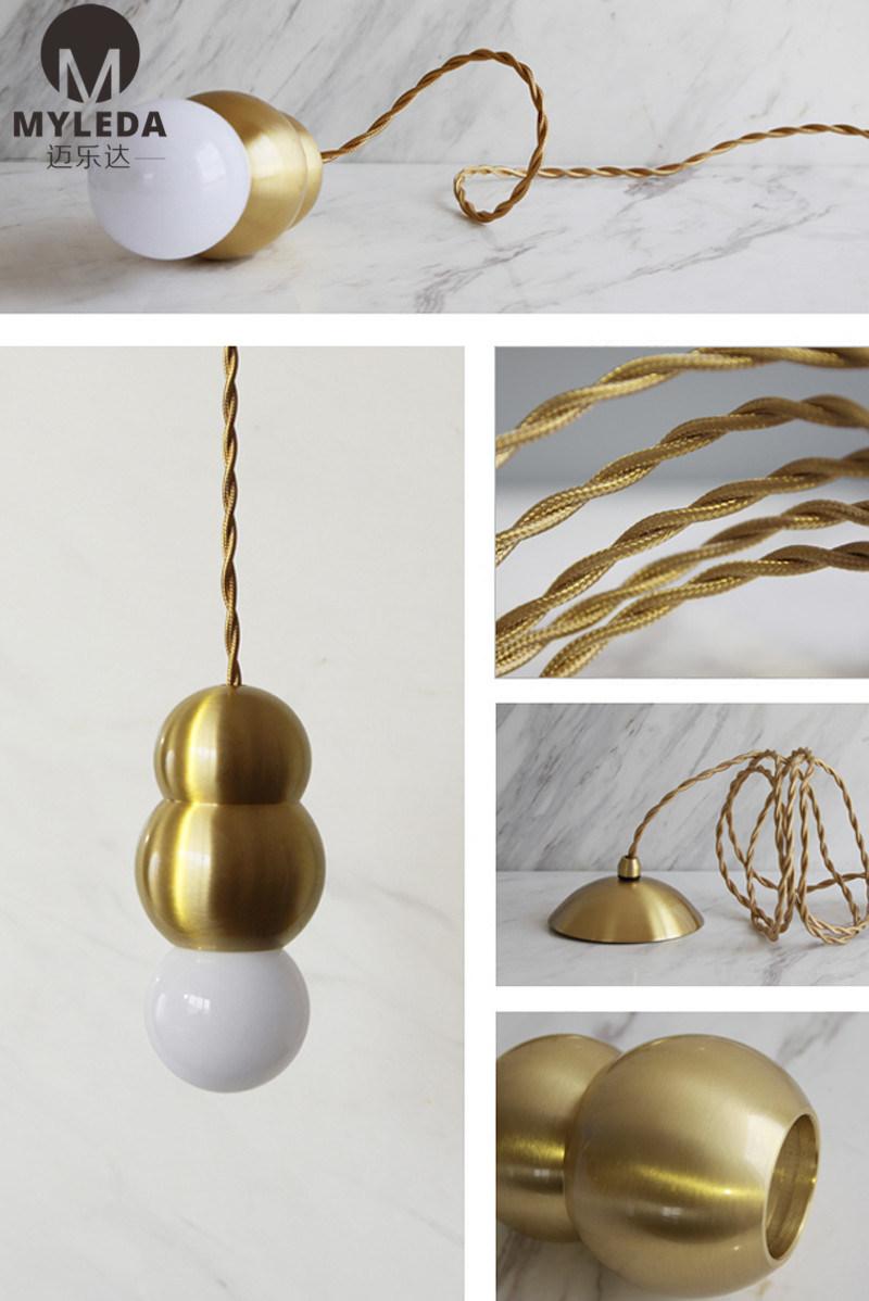 Modern Metal LED Hotel Chandelier Pendant Lamp