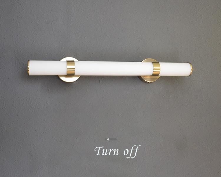 Elegance Decorative Villa Hotel Room Light Glass LED Wall Light, Champagne Gold Finished