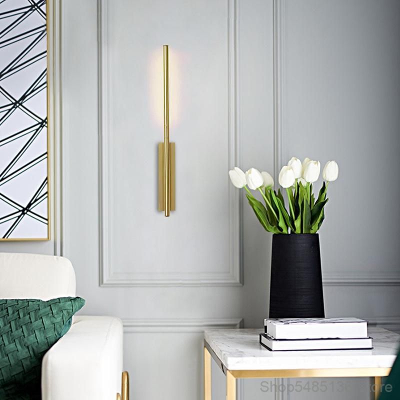 Golden Bedroom Bedside Wall Light Bathroom Mirror Front Lamp Link LED Reading Wall Sconce (WH-OR-225)