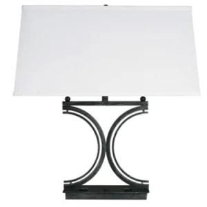 UL/cUL Approve Blackened Steel Hotel Desk Lamp