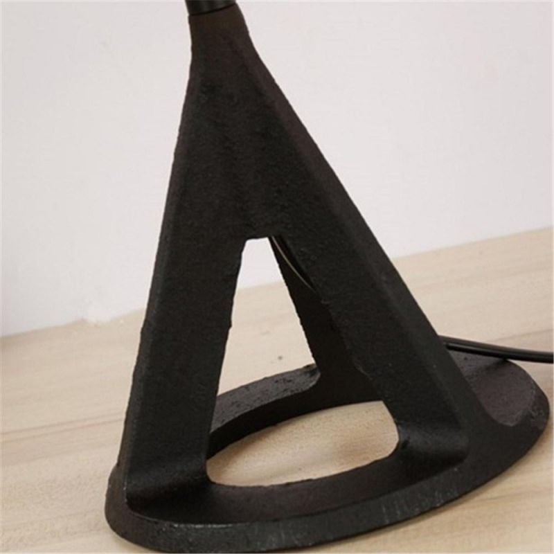 Industrial Triangle Iron Table Lamp Bedroom Bedside Desk Lamp Home Decoration Living Room Table Lamp