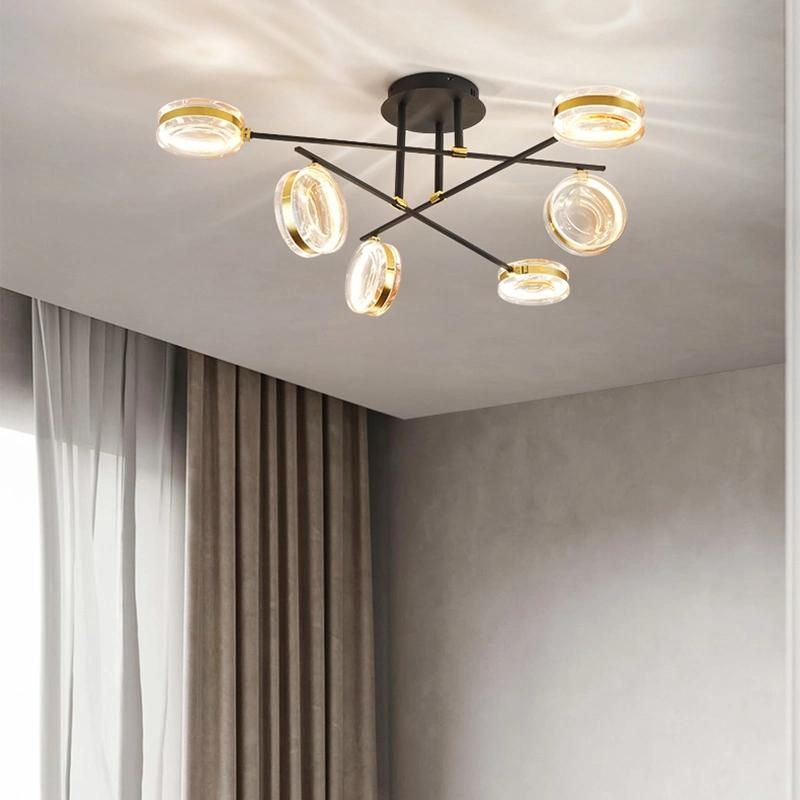 Crystal Glass Pendant Lamp Ceiling Lamp Hotel Lamp Living Room Lamp