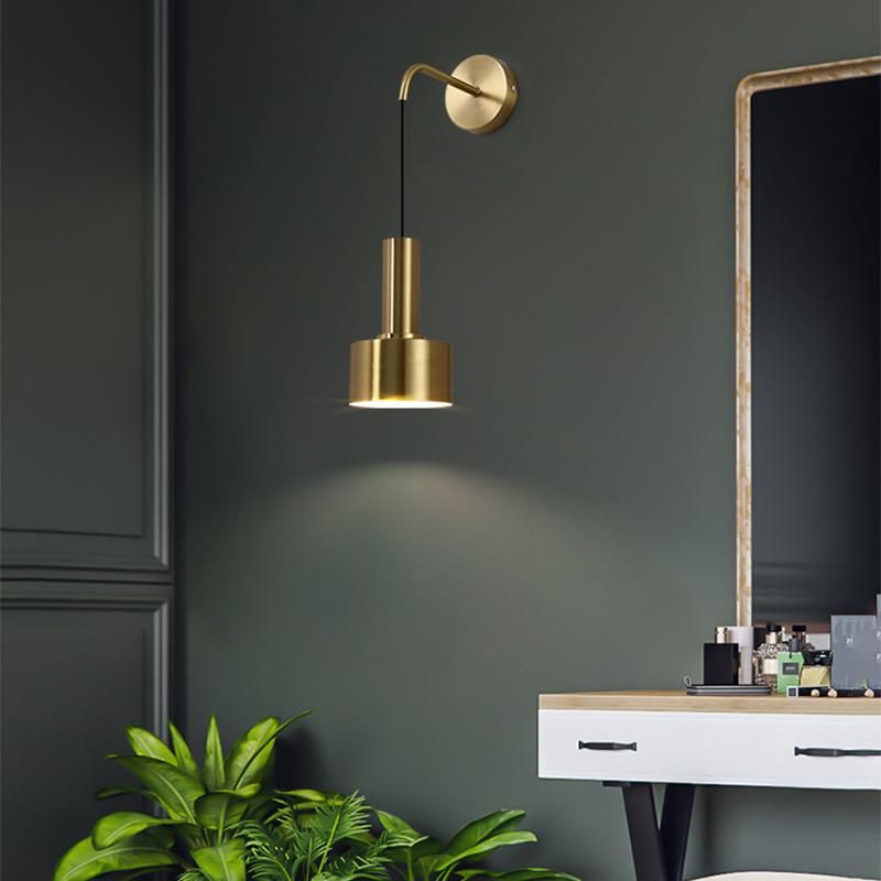Modern Adjustable Bedside Lamp Wall Lamp Black Gold Luxury Nordic up Down Reading Light Wall Light (WH-OR-32)