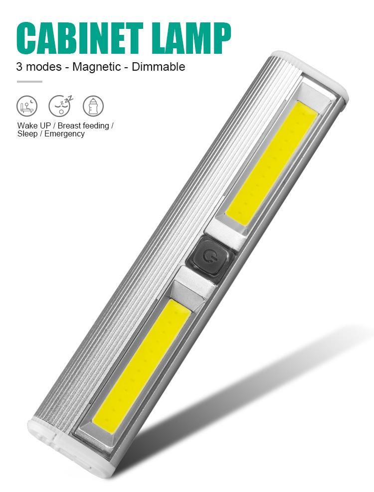 Battery Operated Portable Magnetic LED Wall Light