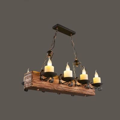 Industrial Pendant Lighting Hanging Pendant Lamp Home Lighting Wooden Ceiling Light