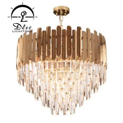 Modern Indoor Lighting Home Decoration Wall Lamp Luxury Pendant Light Crystal Chandelier