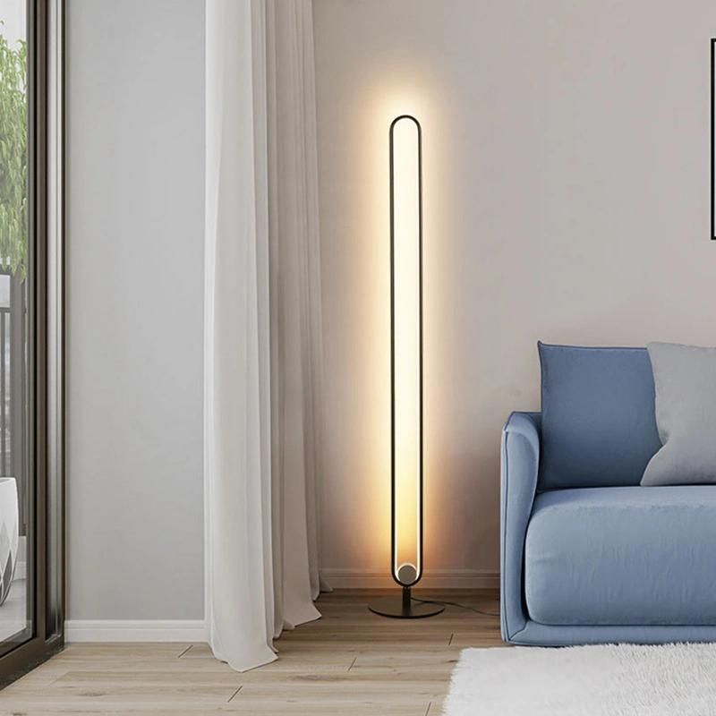 Modern RGB Remote Minimalist LED Floor Lamps Colorful Standing Lamps for Living Room Decor Indoor Bedroom Lamps