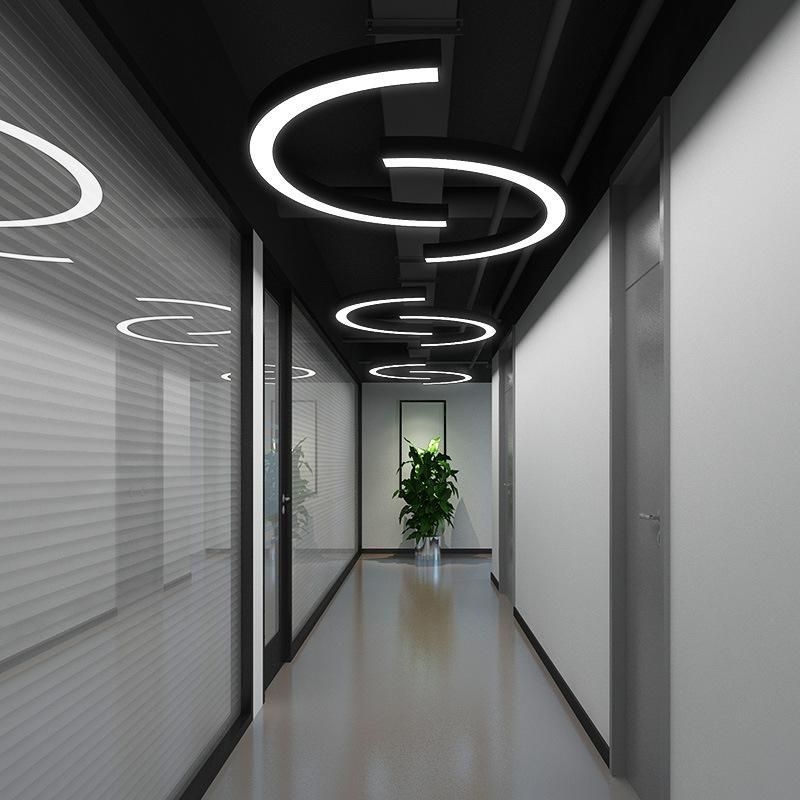 Custom Special Shape Decorative LED Linear Light for Gym, Office, Club