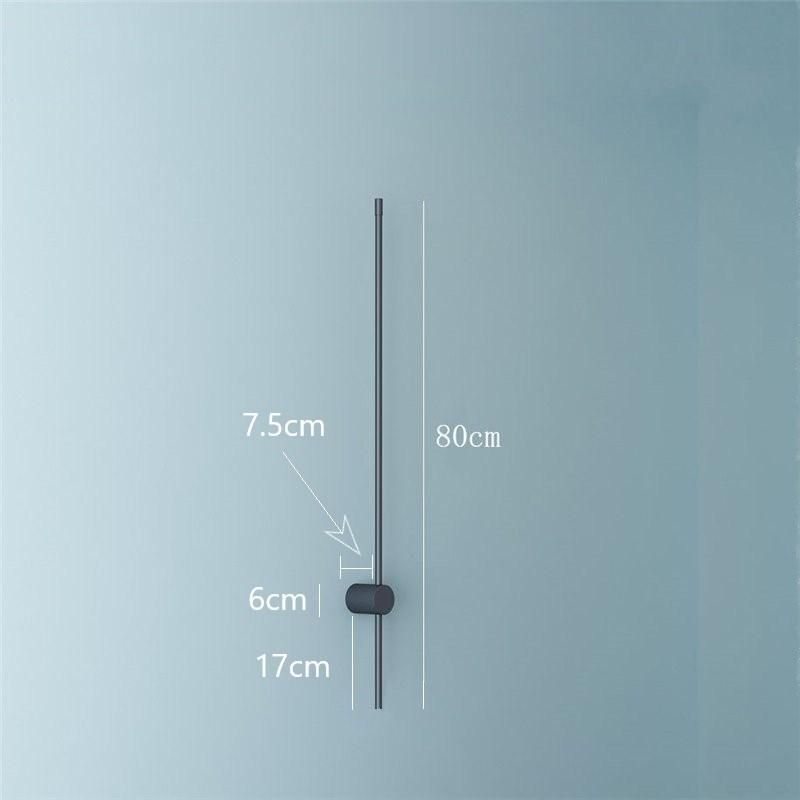 Simple Geometric Lines LED Wall Lamp Nordic Minimalist Living Room Home Decor Sofa Background Wall Light Bedroom Bedside Lamps