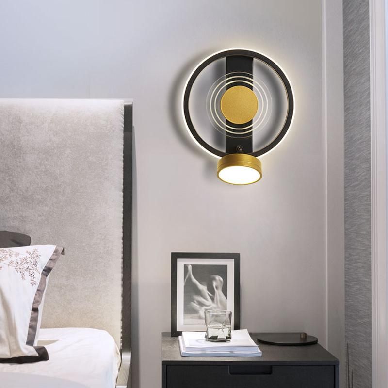 Bedroom Bedside Lamp Background Wall Modern Simple Creative Living Room Corridor Light