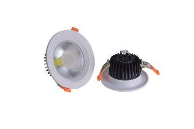 IP44 Safe Hotel Home Restaurant Isolated Driver Recessed Ceiling Anti-Glare 3-in-1 Color 15W LED COB Spotlight Panel Light Downlight