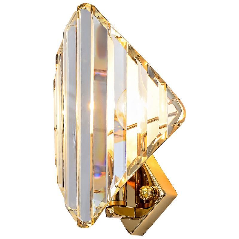 Postmodern Living Room Crystal Wall Lamp Creative Personality Bedside Background Wall Light