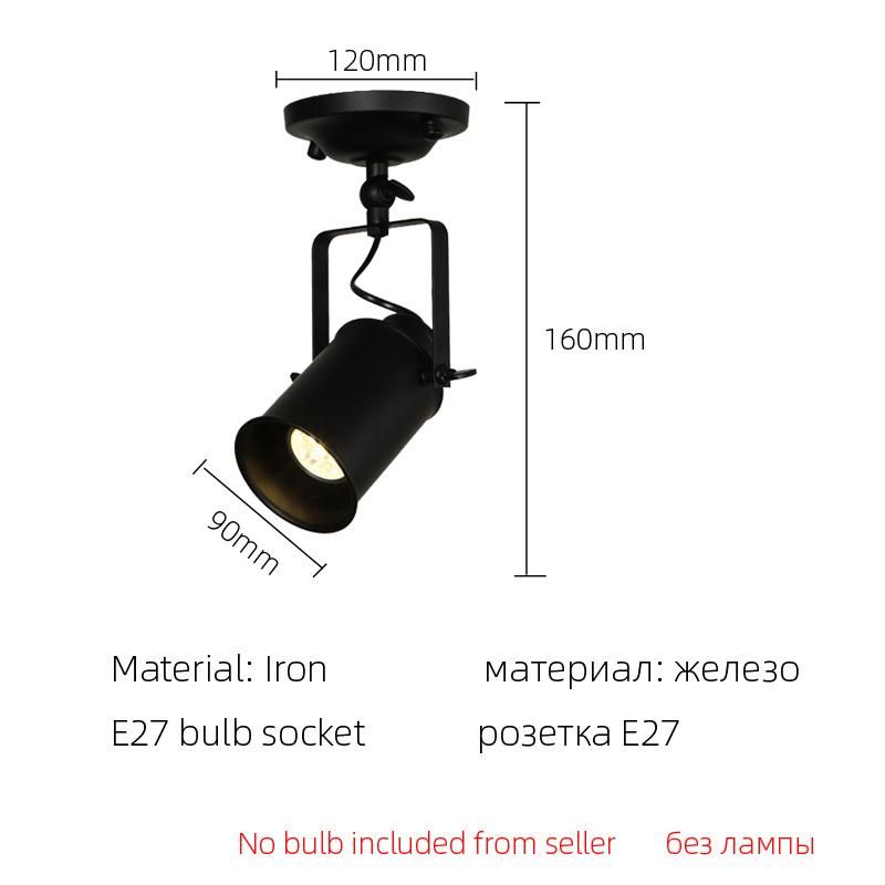 Industrial Vintage Loft Retro Wall Lamp Restaurant Bar Cafe Adjustable Wall Light (WH-VR-33)