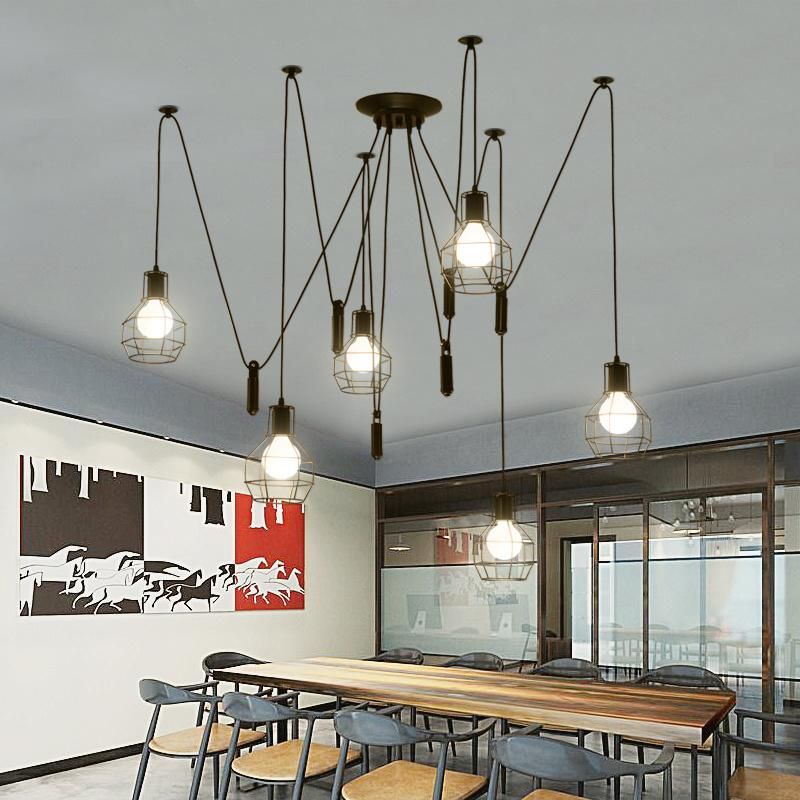 Vintage Sloped Ceiling Pendant Lights for Kitchen Bedroom Living Room Lighting Fixtures (WH-VP-30)