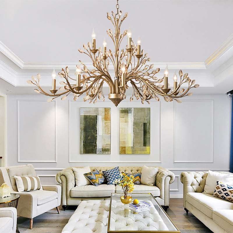 Living Room Chandelier Bedroom Lamp Branch Dining Room Crystal Chandelier