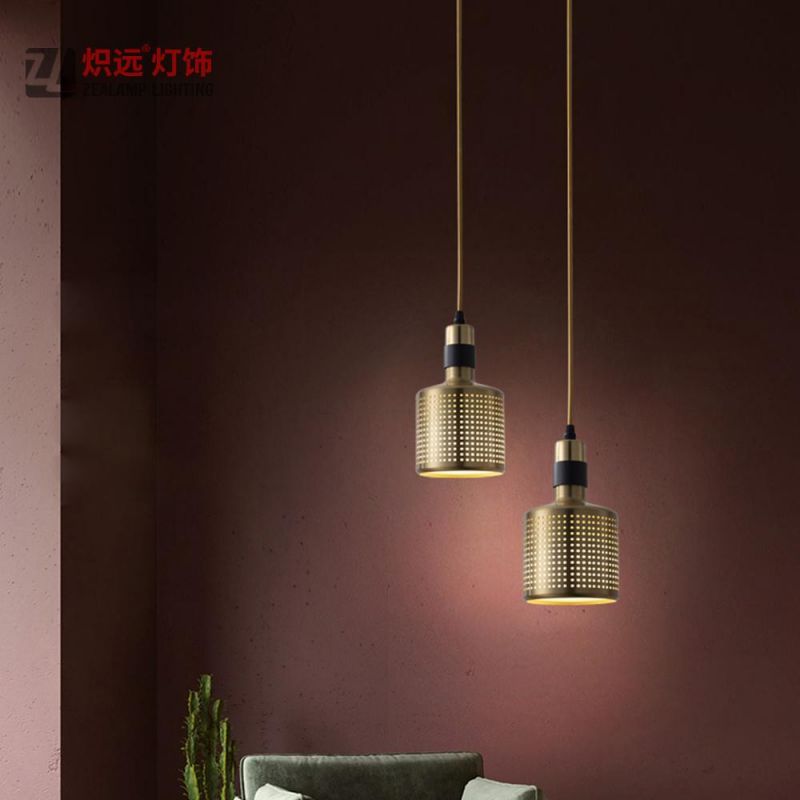 Round Hotel Living Room Modern Iron Chandelier Lighting