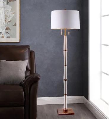 American Creative Living Room Bedroom Simple Post-Modern Nordic Model Room Light Luxury Studio Crystal Floor Lamp