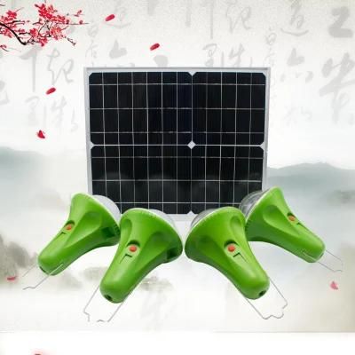 Hot Seller New Portable Solar Power System Light Kit Waterproof Solar Lamp