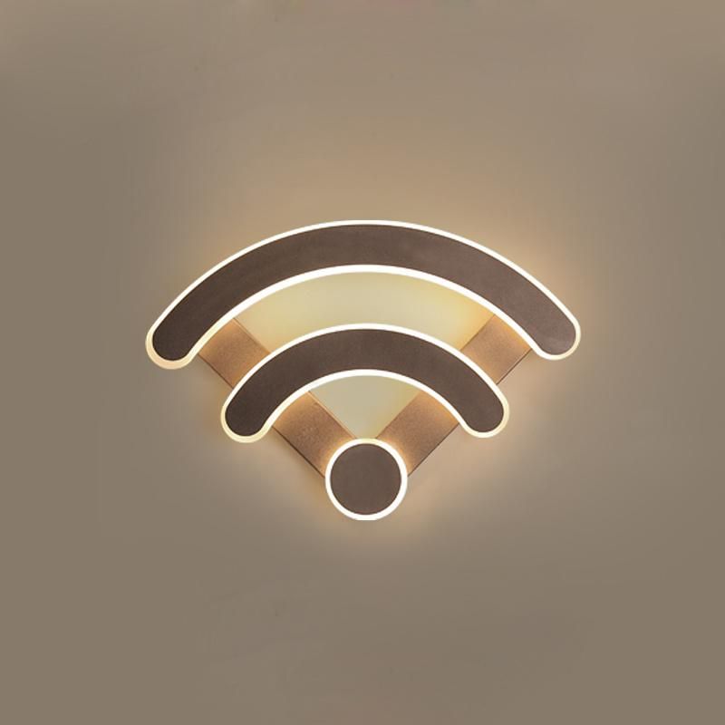 Hotel Restaurant WiFi Sign Energy Saving LED Wall Light Fixture