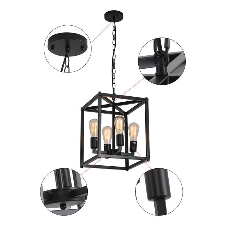 Modern Light Luxury Interior Designer Decoration Industrial LED Metal Lampshade Chandelier