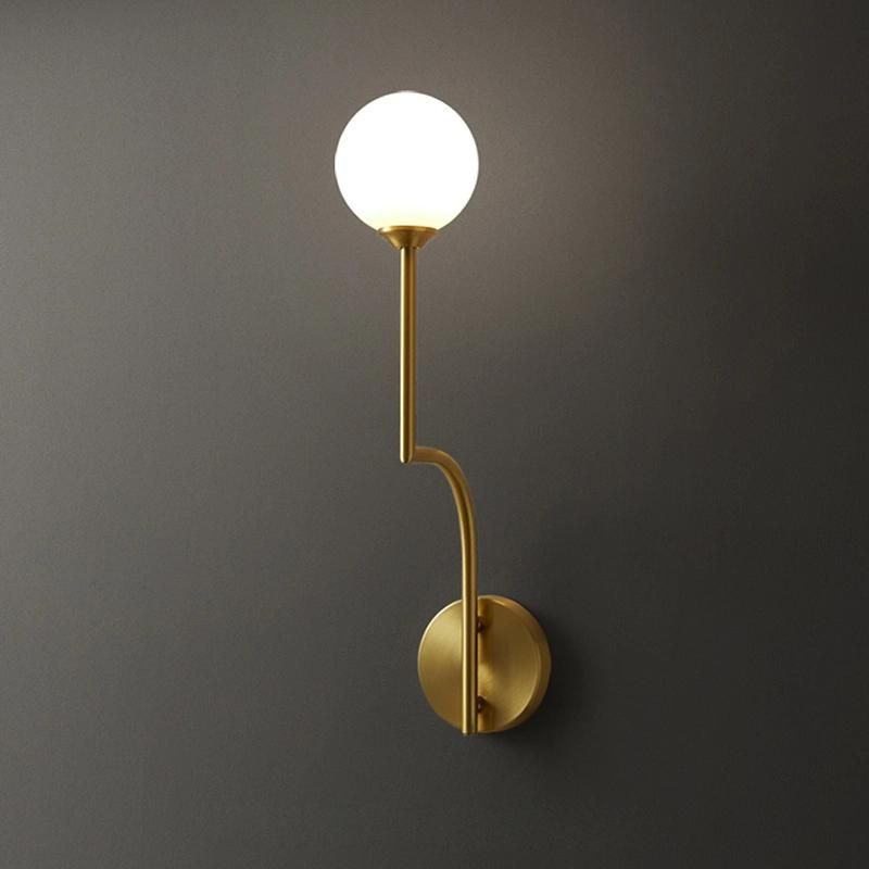 Modern Simple Room Personality Bedside Light Creative Crystal LED Wall Lamp