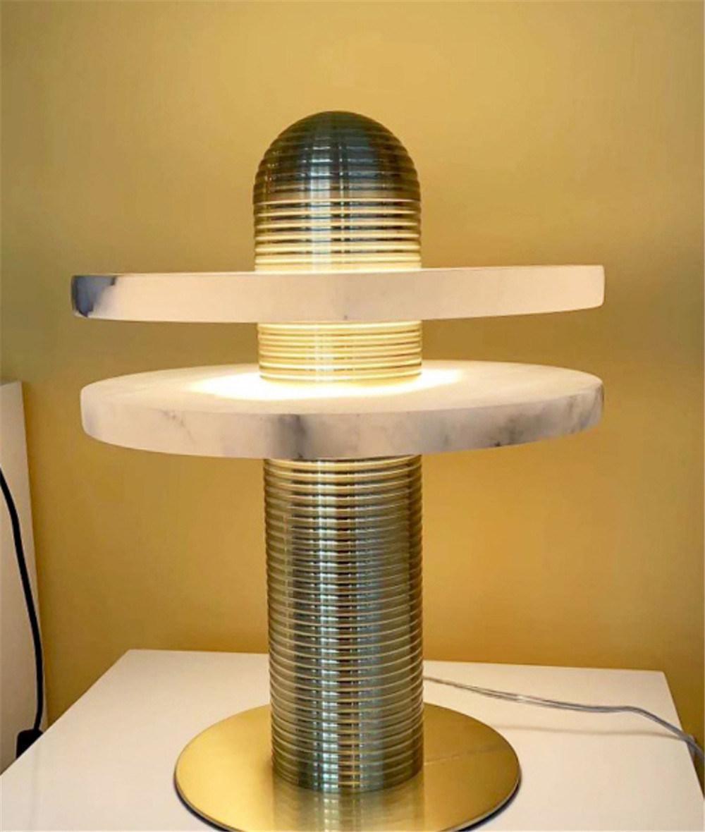 Modern Restaurant Marble LED Table Lamp