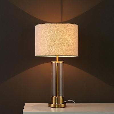 LED Simple Modern Lighting Creative Glass Study Bedroom Bedside Reading Desk Table Lamp