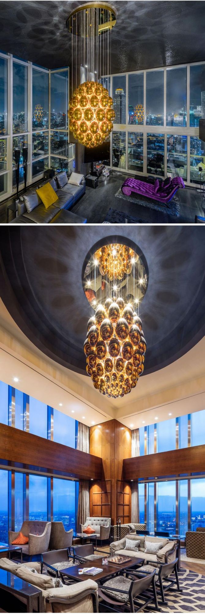 Modern Hot Sale Decoration Hotel Lobby Villa Custom Round Chandelier
