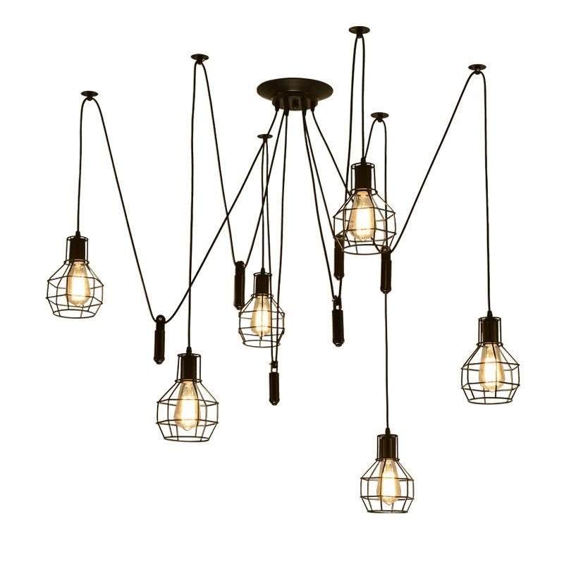 Vintage Sloped Ceiling Pendant Lights for Kitchen Bedroom Living Room Lighting Fixtures (WH-VP-30)