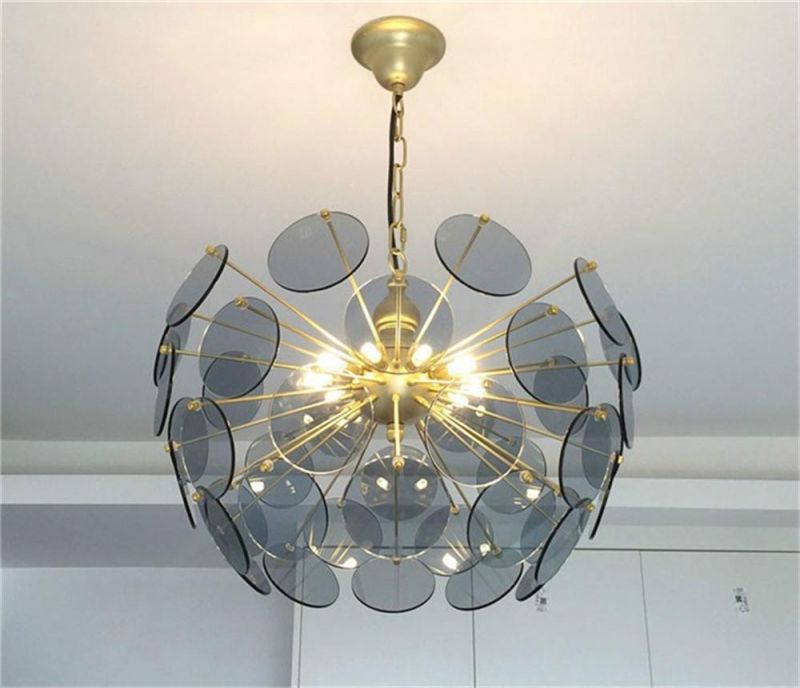 Post Modern Light Luxury Chandelier Nordic Molecular Living Room Chandelier Modern Simple Glass Creative Bedroom Restaurant Lighting