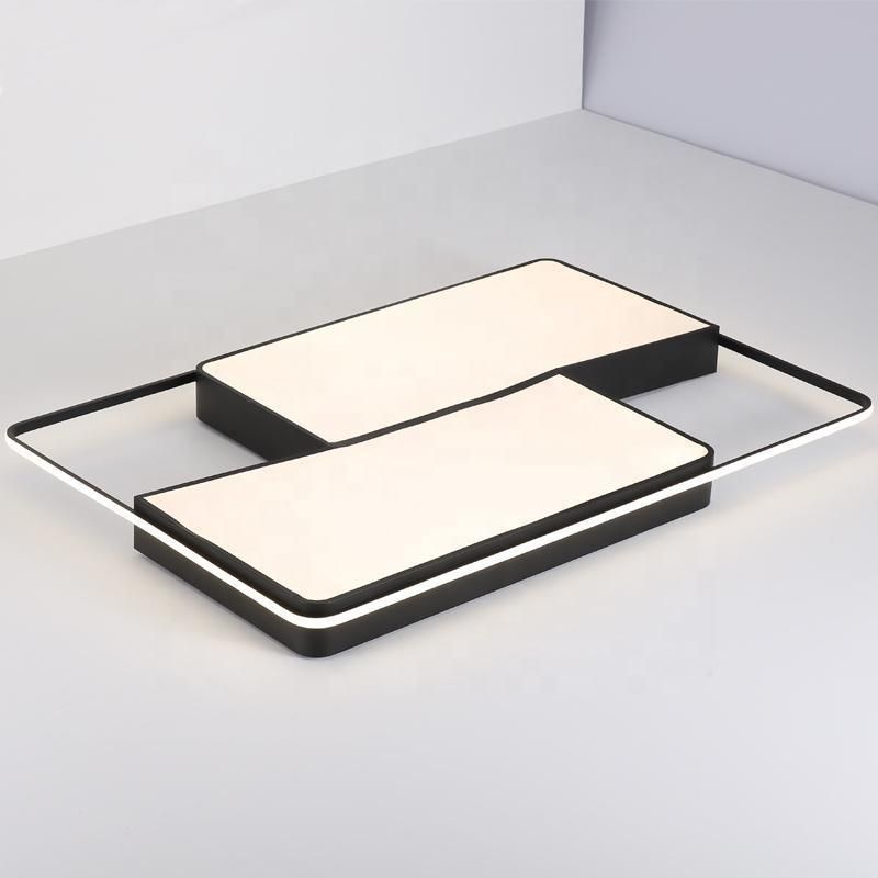 Modern Nordic Light Fixtures Indoor Acrylic Rectangle Lamp Ceiling
