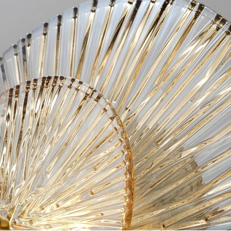 Modern Wall Lamp Creative Background Wall Glass Light Simple Bedroom Lighting